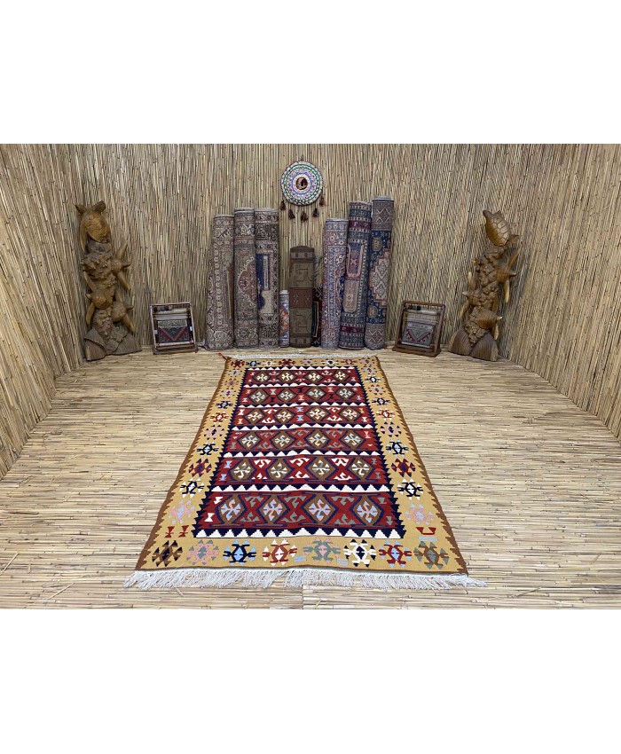 Handmade Turkish Kayseri Acrylic Original Kilim – FREE SHIPPING..!